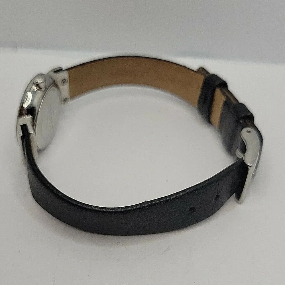 Skagen Steel 358XSSLBC Womens Black Leather Analog Dial Quartz Wrist Watch AM751